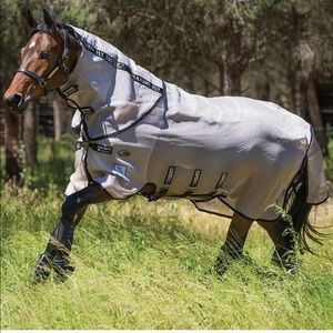 Rambo pony or horse fly buster sheet with hood